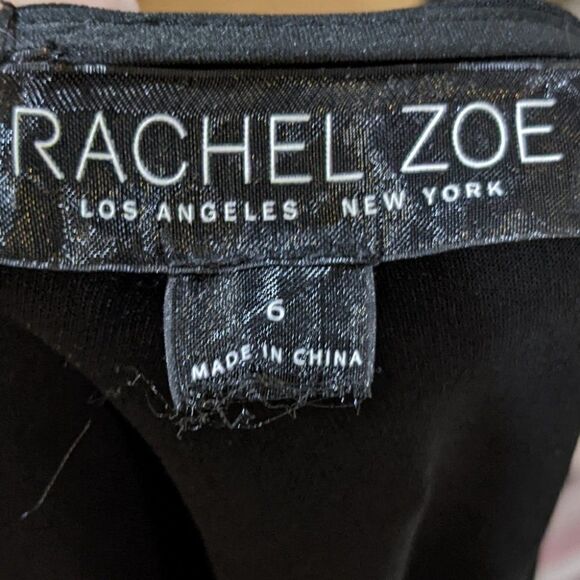 RACHEL Zoe | Quinton One-shoulder Embellished Crepe Mini Dress In Black - Picture 9 of 16